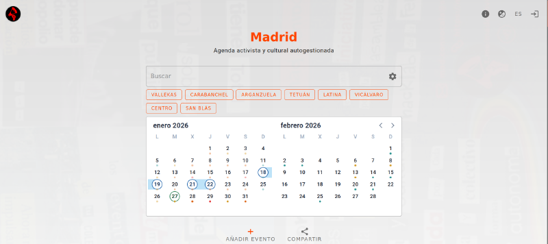 Botón donde se muestra el icono de iniciar sesión